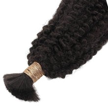 Load image into Gallery viewer, Afro Kinky Bulk Human Hair Extensions