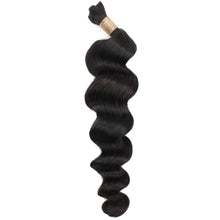 Load image into Gallery viewer, Loose Wave Bulk Human Hair Extensions
