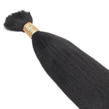 Load image into Gallery viewer, Yaki Straight Bulk Human Hair Extensions
