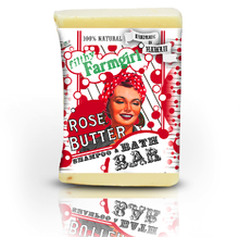 Load image into Gallery viewer, Rose Butter Bath Bar
