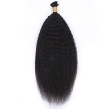 Load image into Gallery viewer, Kinky Straight Bulk Human Hair Extensions
