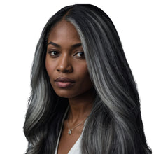 Load image into Gallery viewer, Vietnamese Natural Gray Hair Extensions
